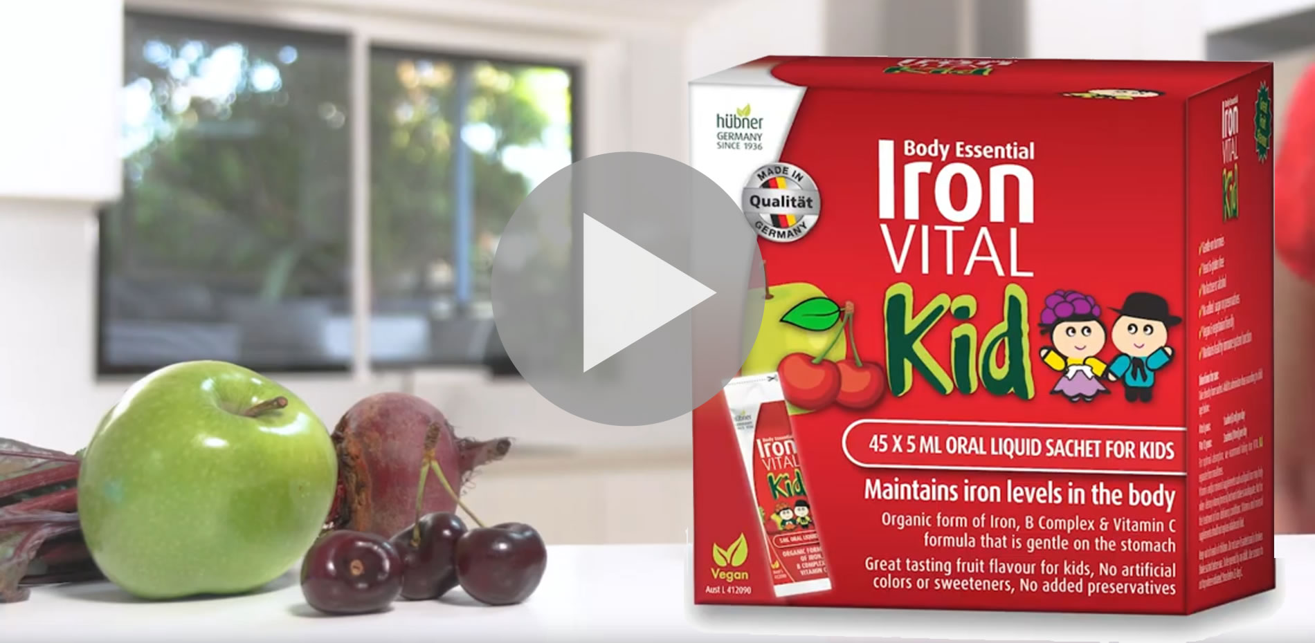 Body Essential Iron VITAL Kid Liquid Sachets Body Essential Iron VITAL Kid Liquid Sachets